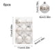 thumbnail image 3 of Seyotauo 6 Pcs Christmas Ball Ornaments 2.36 inch Glittering Shatterproof Plastic Xmas Balls Baubles Set with Stuffed Delicate Decoration with 5 Styles Hanging Bulbs Pendants for Holiday Party Decor, 3 of 6