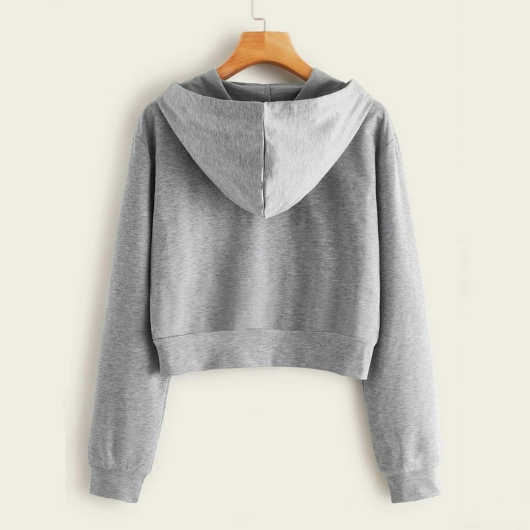 Dezsed Women's Cropped Zip Up Hoodie Sweatshirt Cropped Dezsed Women's Cropped Zip Up Hoodie Sweatshirt Cropped