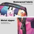 thumbnail image 4 of Alpaca Waterproof Oxford Fabric Charger Case with Charger Pouch, Cable Organizer, and Cord & Cable Organizer- Digital Travel Bag- 5.9x9.44x3.14 in, 4 of 6