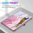 thumbnail image 4 of Fintie Case for Samsung Galaxy Tab S10 Plus 2024/S9 Plus 2023/S8 Plus 2022/S7 FE 2021/S7 Plus 2020 12.4 Inch, Multi-Angle Viewing Protective Cover with Pocket, Auto Sleep/Wake, Lilac Marble, 4 of 10