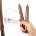 thumbnail image 4 of Perchero de madera minimalista estilo oriental de pie con 8 ganchos para organización de espacio Nogal, 4 of 8