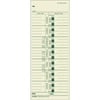 TOPS Weekly Time Cards, 500 Count, Manila, 3.5" x 9", Durable Paper for Time Tracking