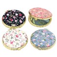 thumbnail image 1 of 4PCS Compact Mirror Retro Floral Double-side Mini Makeup Mirror Pocket Mirror, 1 of 5