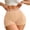 Complexion, variant on Women High Waisted Seamless Shorts Stretch Ribbed Workout Letter Print Underwear Tummy Slimming Control Butt Lift Shapewear Shorts