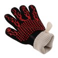 thumbnail image 4 of BBQ Barbacoa Asar a la parrilla Guante de cocina Guantes de horno resistentes a prueba de calor 1PCS llama roja Sunnimix Guantes de cocina para barbacoa, 4 of 8