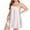 #250606JIE24 White, variant on Aloohaidyvio Womens Plus Size Nightgown Sexy Satin Silk Lace Chemise Full Slip Sleepwear Soft Loungewear Negligee