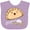 Lavender, variant on Inktastic Happiest Lil' Pierogi Boys or Girls Baby Bib