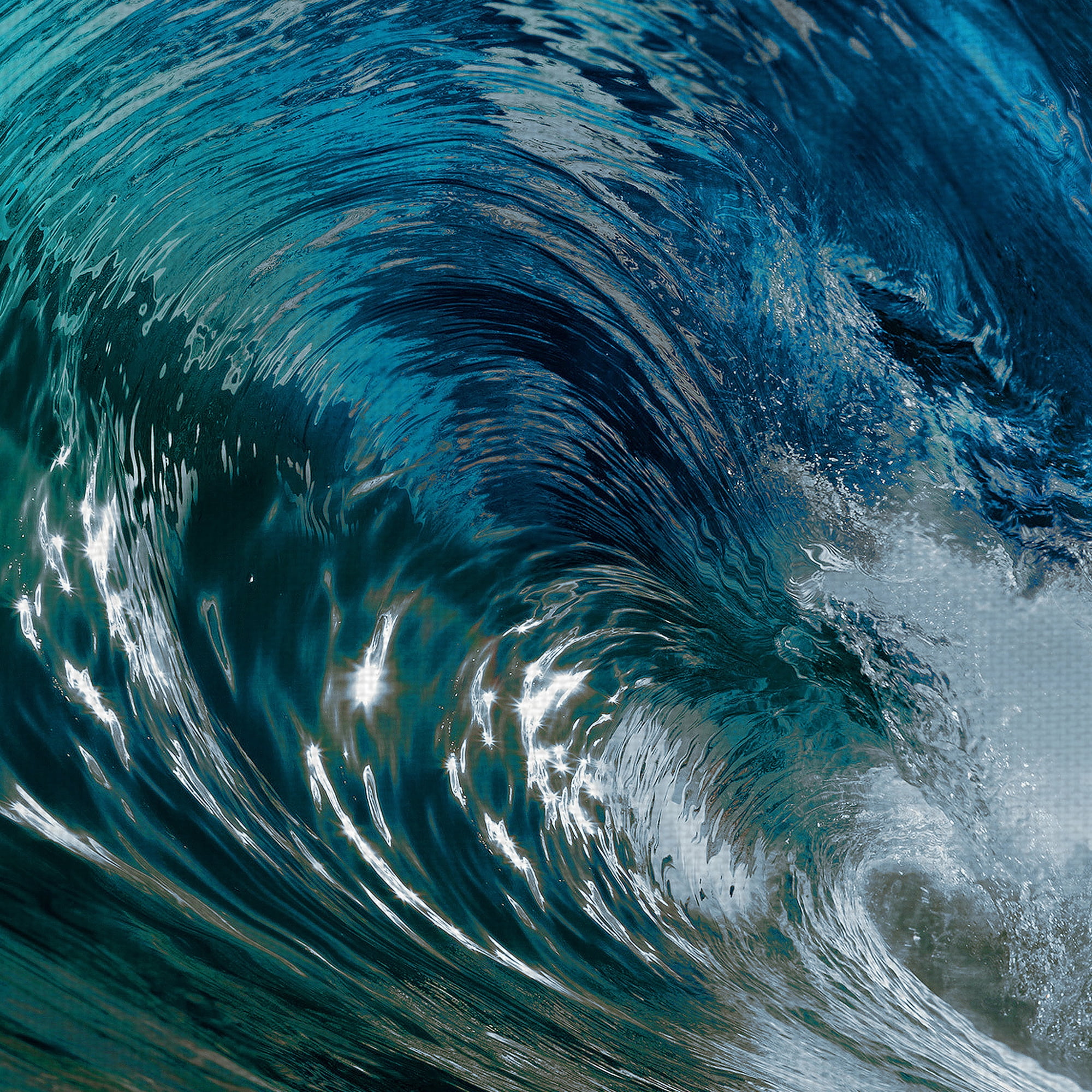 Masterpiece Art Gallery The Great Ocean Wave by PhotoINC Studio Canvas Art Print 17" x 34"