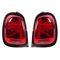thumbnail image 2 of Car Taillight Assembly Tail Lamp VLAND JCW Union Jack Full LED Tail Lights Red Lens Fits For F55 F56 F57 2014-2020, 2 of 8