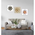 thumbnail image 4 of Set De 3 Cuadros Para Sala Flor Metal, 4 of 4