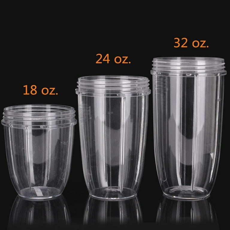 Replacement Cups For Nutribullet (tall - 24-once) By Preferred