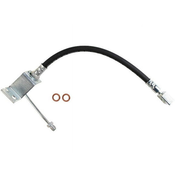 Rear Left Brake Hose - Compatible with 1989 - 1997 Ford F-53 Motorhome Chassis 1990 1991 1992 1993 1994 1995 1996