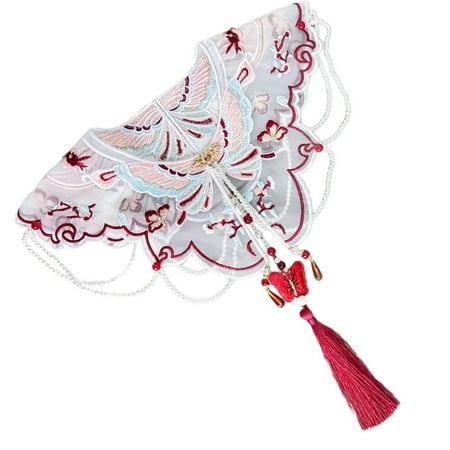 

ZPAQI Chinese Old Money Styles Shawl Polyester Silk Tippet Traditional Dress Shawl
