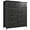 Charcoal Black, variant on Dresser for Bedroom with 12 Drawers Tall Dressers for Bedroom Fabric Dressers & Chest of Drawers with Sturdy Metal Frame, Wood Top, for Woman, Closet, 40.6" W x 11.8" D x 44.5" H (Grey)