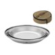 thumbnail image 1 of Stainless Steel Plate Fruit Dish Camping Dishes Set Metal Saucer Outdoor Tableware Kit Picnic Plates Portable Dishes with Storage Bag, 1 of 2