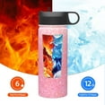 thumbnail image 6 of Goofa Sparkly Glitter for Insulated Kettle 18oz Water Bottle Insulated Tumbler with Handle & Flip Straw - Fits in Cup Holder, Leak Resistant Tumbler, 6 of 8