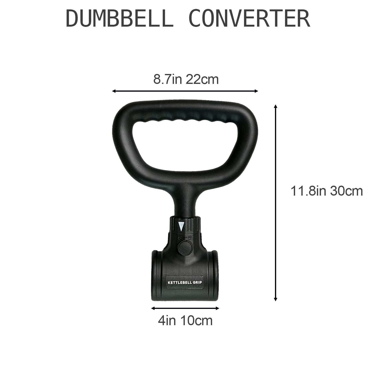 KORIKAHM Upgrade Hyperbell Dumbbell Converter - Convert Dumbbells to Barbell Set and Kettlebell for Home Fitness - Adjustable & Up to 200 lb Capacity Weight Barbell for Weight Lifting