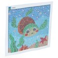 thumbnail image 1 of Ccdes Rhinestone Art Kits,DIY Rhinestone Painting Kit,Rhinestone Painting Kit Cartoon Tortoise Fadelss Shiny Sparkling Waterproof Hands On Ability 5D Rhinestone Painting, 1 of 8