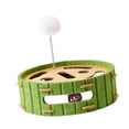 thumbnail image 2 of Toy de rascador de gato, muebles para mascotas suministra una caja interactiva de bolas de tablero de rasguño de gatos multifuncionales, rompecabezas Redondo, 2 of 8