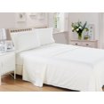 thumbnail image 3 of Checkered Collection Embossed 4 Piece Deep Pocket 1800 Series Bed Sheet Set Comfortable, Breathable, Soft & Extremely Durable by Lux Decor, 3 of 7