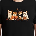 thumbnail image 3 of Funny Corgis in Halloween Costumes T-Shirt – Corgi Lover Halloween Theme – Unisex Festive Wear, 3 of 6