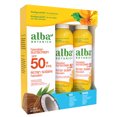 thumbnail image 1 of Alba Botanica SPF 50 Hawaiian Coconut Sun Screen, 2 x 236 mL, 1 of 3
