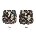 thumbnail image 3 of Balery Vintage Sunflower Cow Pantalones cortos deportivos para mujer con forro y dos bolsillos, elásticos, para entrenamiento, gimnasio, yoga-X-Large, 3 of 7