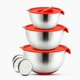 thumbnail image 5 of Stainless Steel Mixing Bowl Lid Grater Cake Salad Food Container Kitchen Tool, 5 of 8