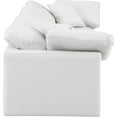 thumbnail image 6 of Meridian Furniture Indulge 105" Vegan Leather Modular Sofa in Cream, 6 of 9