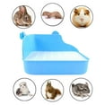 thumbnail image 3 of Rabbit Toilet for Small Animal Bunny Rabbits Guinea Galesaur Ferrets Blue, 3 of 8