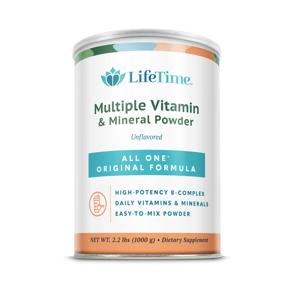 allOne Multiple Vitamin & Mineral Powder, Original Formula, Once Daily Multivitamin, Mineral & Amino Acid Supplement, 8g Protein (66 Servings) (66 Servings)