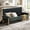 Forest, variant on Tina's Home 55" Upholstered Storage Bench with Soft-Close Lid, Extra Deep Hidden Storage Ottoman with Metal Legs for Bedroom Entryway, Beige