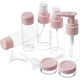 thumbnail image 5 of Cosmetic travel bottle, set of 10, transparent travel bottles, airplane travel set, for cosmetics, shampoo, shower gel, face cream, 5 of 5