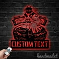 thumbnail image 3 of Handmadetneonsign Personalized Astronaut DJ Metal Wall Art LED Light, Custom DJ Astronaut Sign Home, 3 of 5