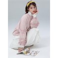 thumbnail image 6 of YEKEYI Fake Collar Shirt Victorian Chiffon Half Shirt Collar False Sleeve Cuffs Collar for Women, 6 of 9