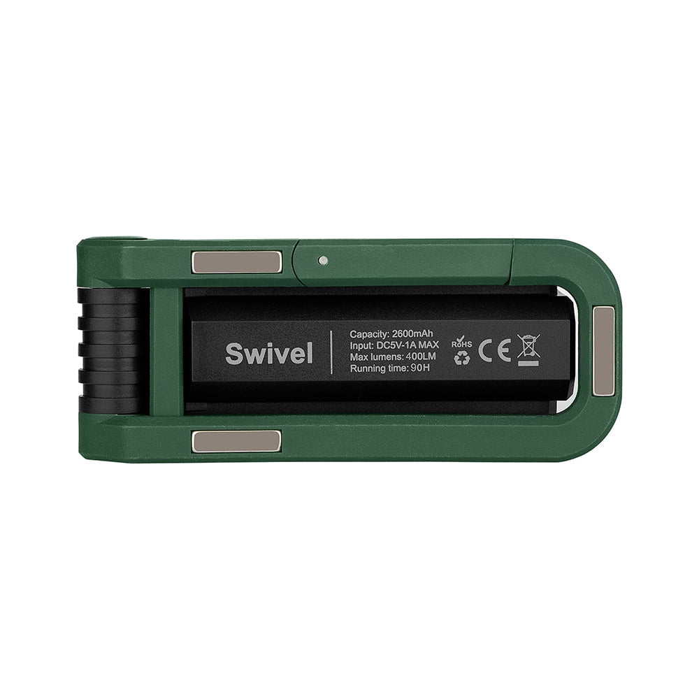 OLIGHT Swivel LED Work Light  400 Lumens USB Charging Working & Repairing, Outdoors, Emergency Lighting-Moss Green