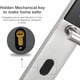 thumbnail image 4 of Chapa Inteligente para Puerta SafetyLock Grosor Puerta: 20 a 50mm NFC OroPilas: 4 x AA (No incluidas)., 4 of 5