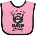 thumbnail image 3 of Inktastic I Love My Bearded Daddy Boys or Girls Baby Bib, 3 of 4