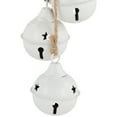 thumbnail image 4 of Northlight Cascading Christmas Jingle Bell Ornaments - 13.5" - White - Set of 2, 4 of 5