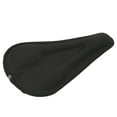 thumbnail image 1 of Soft Bicycle Saddle Cover, Black Streamlined Bicycle Saddle Cover Breathable  For Cycling, 1 of 8