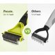 thumbnail image 3 of Juego de 2 piezas de peine profesional para desenredar perros y cepillo de pelo largo para perros, rastrillo de aseo para perros y gatos que reduce eficazmente la pérdida de cabello hasta en un 95%, 3 of 5