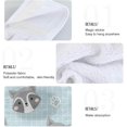 thumbnail image 5 of SKYSONIC 2 PCS Hanging Hand Towels,Cute Raccoon (3) Hand Dry Towels for Kitchen & Bathroom,Hanging Towel Set with Hanging Loop, 12"x17", 5 of 6