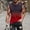 Red, variant on KeShDi Summer Men's T-Shirts Gradient Tank Tops Men's Gradient Sleeveless Tank Top Regular Non Positioning Print Pullover Round Neck Sleeveless T-shirt Casual Sports Tank Top Red 2X