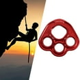 thumbnail image 5 of Outdoor 4 Holes Paw Rigging Plate Rope Access Climbing Anchor Durable Sturdy Rigging System Multipurpose Climbing Gear Red, 5 of 9
