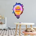 thumbnail image 2 of You Light Up The Room Adoration Fondness Affection Loved Quote Wall Art Sticker Designs Vinyl Stickers For Home House Walls Rooms Windows Bedroom Decoration Size (12x12 inch), 2 of 3