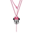 thumbnail image 5 of Disney Minnie Mouse Necklace for Women Pave Crystal, 16"+3" Pink Chain Fashion Minnie Necklace, Jewelry Official License, 5 of 5