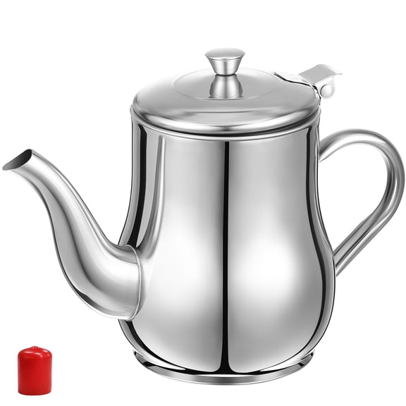 Youliang Stainless Steel Oil Strainer Pot Bacon Grease Container Oil Dispenser with Removable Strainer Oil Separator Grease Storage Pot for Home Kitchen