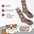thumbnail image 3 of Men's Beware of Dog Bulldog Crew Socks, 3 of 5