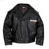 Harley-Davidson Size 5  Little Boys Upwing Eagle Biker Pleather Jacket Blk  (5) 0386074