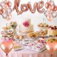 thumbnail image 4 of Letter Balloon Set Latex Aluminum Foil Balloons with Ribbons Latex Letter Balloon Set; Wedding Ceremony Party Decoration, 4 of 7